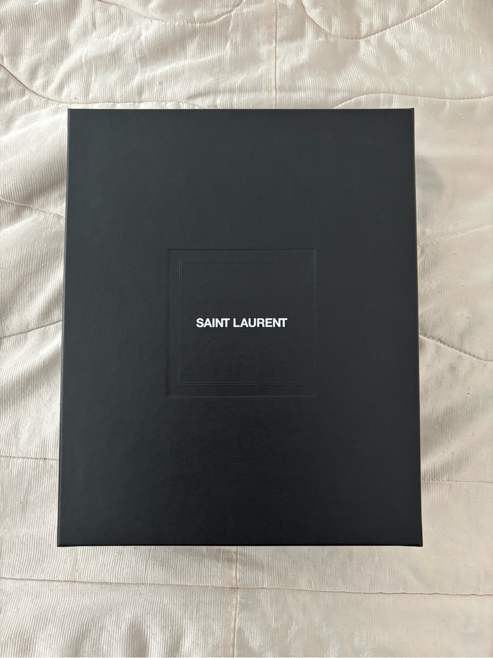 Saint Laurent Mini Lou Black Quilted Leather Camera Bag - Picture 9 of 9